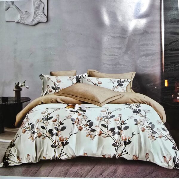 Lenjerie finet gros 3D Noa XXL - 6 piese, decor floral 13