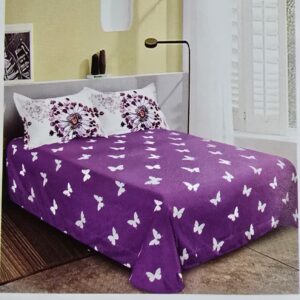 Lenjerie finet gros 3D Noa XXL - 6 piese, decor floral 01 - imagine 2