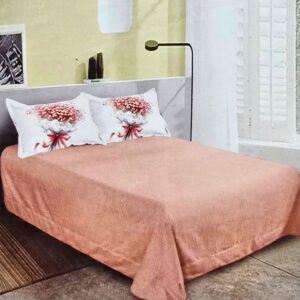 Lenjerie finet gros 3D Noa XXL - 6 piese, decor floral 23 - imagine 2
