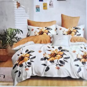 Lenjerie finet gros 3D Noa XXL - 6 piese, decor floral 33