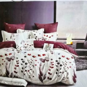 Lenjerie finet gros 3D Noa XXL - 6 piese, decor floral 38