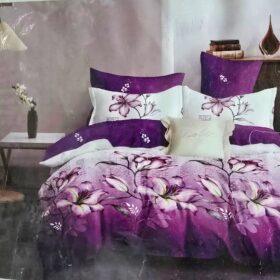 Lenjerie finet gros 3D Noa XXL - 6 piese, decor floral 45
