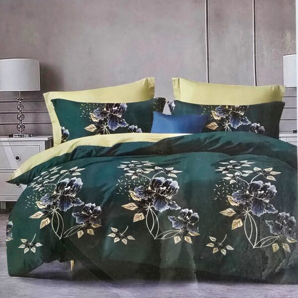 Lenjerie finet gros 3D Noa XXL - 6 piese, decor floral 46