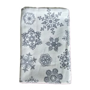 Fata de masa Kotonia Home Winter 31, 100% bumbac, alb cu motive de Craciun - imagine 3
