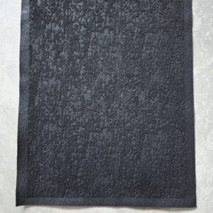 Covoras intrare antiderapant -  uni, 45x75 cm, 100% pvc, negru - imagine 3