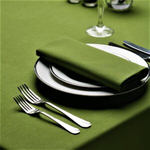 Fata de masa Kotonia Home - Delice Verde, creton impermeabil, 100% bumbac - imagine 2