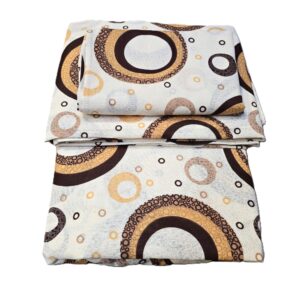 Lenjerie de pat 2 persoane, tesatura clasica neteda, 100% bumbac, decor geometric - 28 - imagine 2