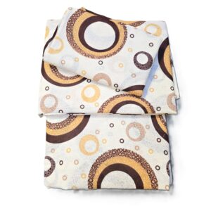 Lenjerie de pat 2 persoane, tesatura clasica neteda, 100% bumbac, decor geometric - 28 - imagine 3