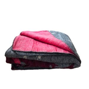 Patura Kotonia Home Vicuna - Decor Craciun, cu doua fete, dimensiunea 180x220 cm, reni - imagine 4