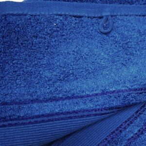 Prosop baie Plush Luxury Jacquard - 100% Bumbac, 650 g/mp, albastru royal - imagine 6