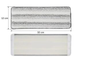 Set 2 rezerve mop pentru galeata cu mop plat, microfobra 12x32 cm - imagine 5