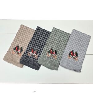 Set 2 prosoape bucatarie, 40x60 cm cu decor imprimat, de Craciun - 10 - imagine 3