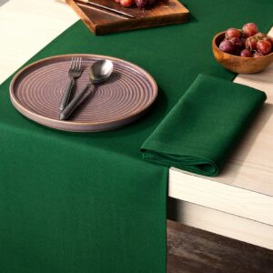 10 Servetele masa Kotonia Home Hotel, 100% bumbac, creton, dimensiunea 40x40 cm, verde smarald - imagine 2