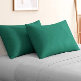 Set 2 Fete de perna Kotonia Home, 100% bumbac, ranforce color uni, aqua marine