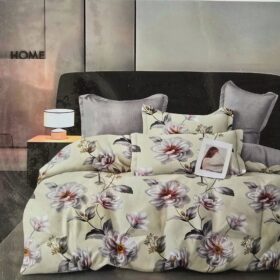 Lenjerie finet gros 3D Noa XXL - 6 piese, decor floral 131