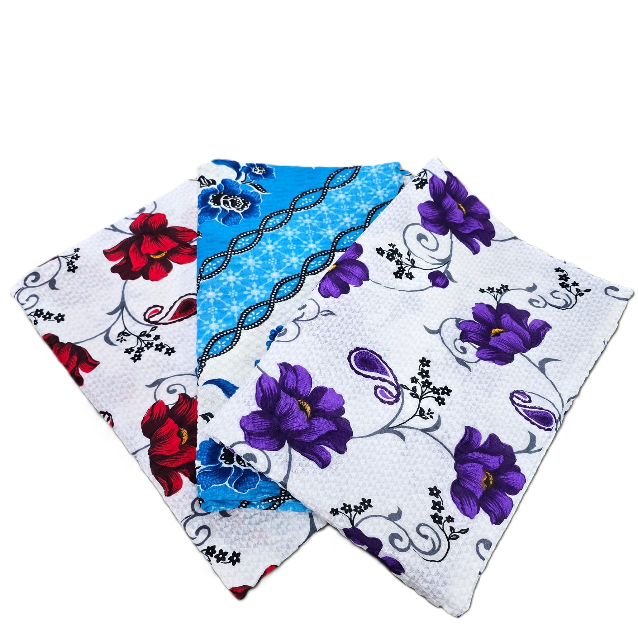 PACHET-3-FETE-PERNA-50X70-CM-CREPONAT-IMPRIMAT (2) Pachet 3 Fete de perna Kotonia Home, 50x70 cm, creponat multicolor 04 - imagine 1