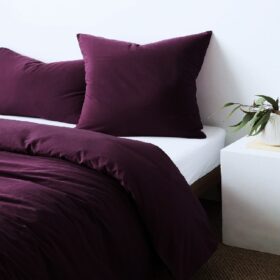 Set 2 Fete de perna Kotonia Home, 100% bumbac, ranforce color uni, mov