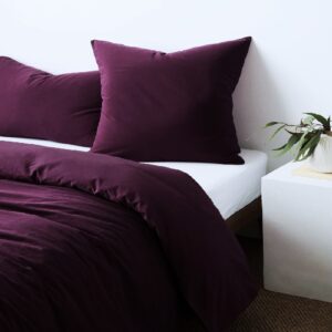 Set 2 Fete de perna Kotonia Home, 100% bumbac, ranforce color uni, mov