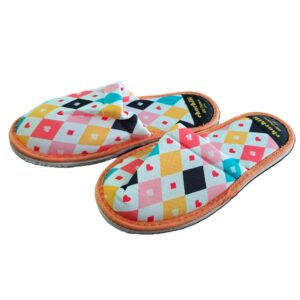 Papuci de casa Kotonia Home - masura 38-40, decor Cards - imagine 3