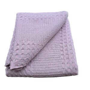 Cuvertura Kotonia Home - Waffle, 220x240 cm, 100% bumbac - lila - imagine 4