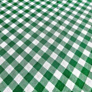 Fata de masa Kotonia Home - Picnic, 100% bumbac, creton, decor geometric verde alb - imagine 4