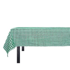 Fata de masa Kotonia Home - Picnic, 100% bumbac, creton, decor geometric verde alb - imagine 2