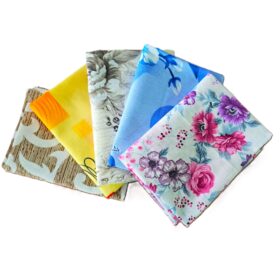 Pachet 5 Fete de perna Kotonia Home, 40x40 cm, tesatura neteda, multicolor N06