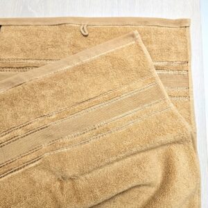 Prosop baie Plush Luxury Jacquard - 100% Bumbac, 650 g/mp, cappuccino - imagine 4