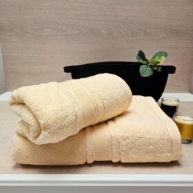 Prosop baie Plush Luxury Jacquard - 100% Bumbac, 650 g/mp, ivoire