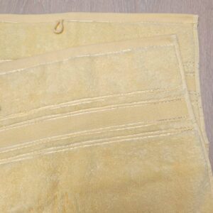 Prosop baie Plush Luxury Jacquard - 100% Bumbac, 650 g/mp, ivoire - imagine 5