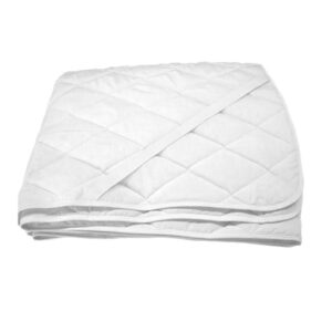 Protectie pat matlasata cu doua fete Kotonia Home – microfibra, dimensiune saltea 140×200 cm, alb - imagine 3