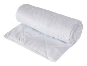 Protectie pat matlasata cu doua fete Kotonia Home – microfibra, dimensiune saltea 140×200 cm, alb - imagine 2