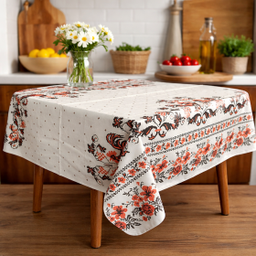 Fata de masa Kotonia Home- Rustic, 100% bumbac, T05