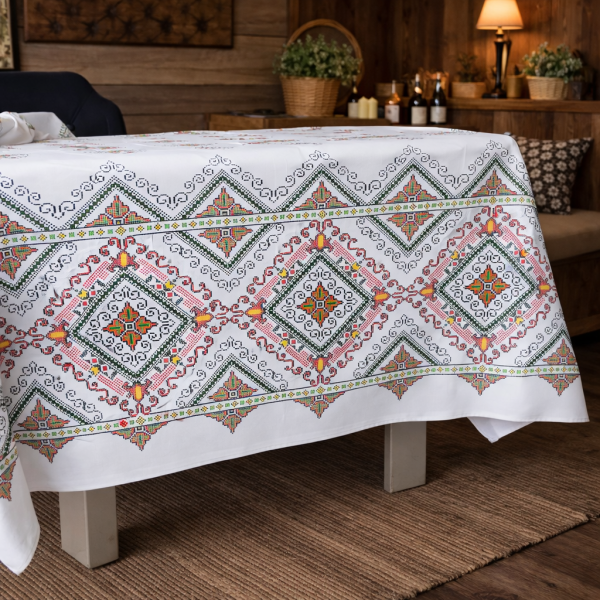 Fata de masa Kotonia Home- Rustic, 100% bumbac, T41