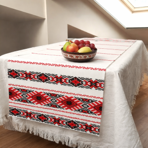 Napron decorativ pentru masa Kotonia Home - Rustic, 100% Bumbac, 45x150 cm T08