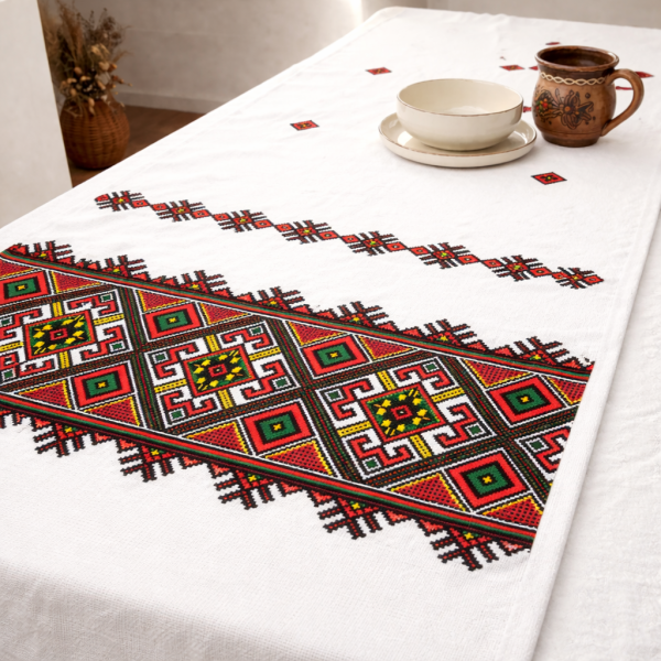 Napron decorativ pentru masa kotonia Home - Rustic, 100% bumbac 45x150 cm, T06