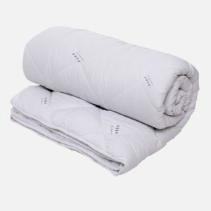 Pilota matlasata Kotonia Home Lavanda, de iarna, 140x200 cm 350g/mp, alba - imagine 4