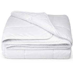 Pilota matlasata Kotonia Home, 200x220 cm pentru iarna, 300 g/mp, alba