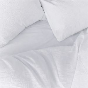 Lenjerie de pat Kotonia Home Hotel - 2 persoane, 100% bumbac, Creponat Ranforce alb - imagine 4