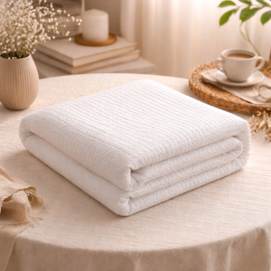 Lenjerie de pat Kotonia Home Hotel  - XXL, 100% bumbac, Creponat Ranforce, alb - imagine 2