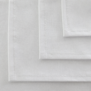 Pachet 10 servete de masa Kotonia Home Hotel - 35x35 cm, 100% bumbac, percale, alb - imagine 3