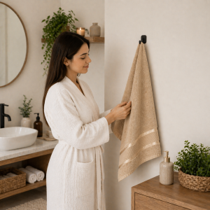 Pachet 6 prosoape baie Kotonia Home, 50x90 cm, 100% bumbac, 420 g/mp, Mixt color - 01 - imagine 3