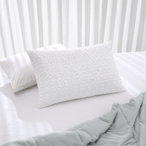 Perna matlasata ultrasonic Kotonia Home - 50x70 cm, 750 gr/buc, alba - imagine 6