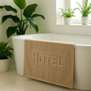 Prosop baie pentru picioare Kotonia Home Hotel, 50x70 cm, 100% Bumbac, 50x70 cm, 850 g/mp, bej