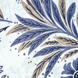 Husa cu elastic pentru pat Kotonia Home - Ranforce color Deco si 2 fete perna 50x70 cm, 100% bumbac, decor floral - 08 - imagine 3