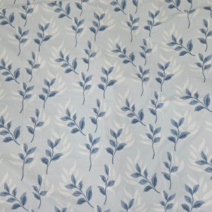 Lenjerie de pat Kotonia Home cu 4 fete de perna- 2 persoane, ranforce imprimat, 100% bumbac, decor floral, bleu si alb - imagine 2