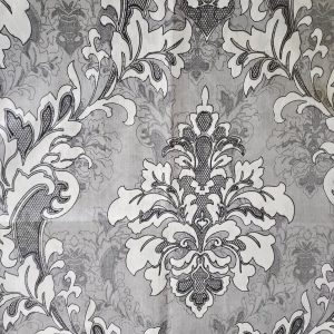 Lenjerie de pat 2 persoane, tesatura clasica neteda, 100% bumbac, decor floral- 50 - imagine 2