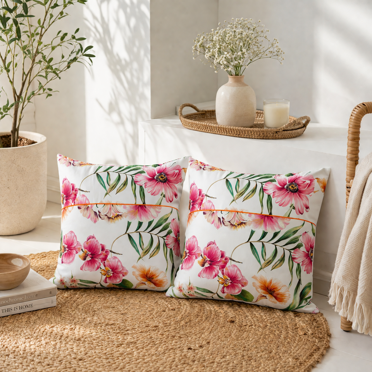 Pachet-2-perne-Kotonia-Home-50x50-cm-cu-umplutura-puf-siliconizat-decor-floral-4.png Pachet 2 perne decor Kotonia Home - 50x50 cm, creton impermeabil 100% bumbac, cu umplutura puf siliconizat, imprimeu orhidee - imagine 1