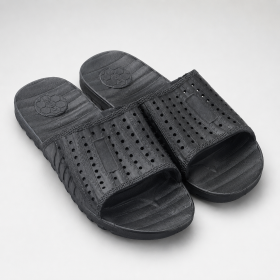 Papuci unisex, din spuma EVA, cu talpa antiderapanta, negru