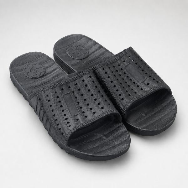Papuci unisex, din spuma EVA, cu talpa antiderapanta, negru